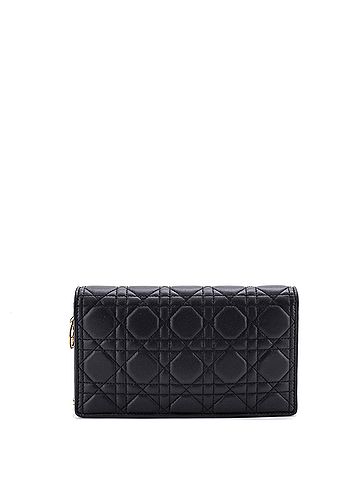 Christian Dior Lady Dior Chain Pouch Cannage Quilt Lambskin (view 2)