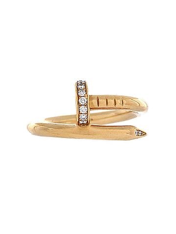 Cartier Juste un Clou Ring 18K Yellow Gold and Diamonds (view 1)