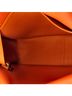 Hermès 100% Leather Orange Halzan Bag Clemence 25 One size - photo 5