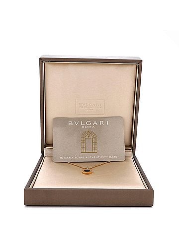 Bvlgari Bvlgari Bvlgari Pendant Necklace 18K Yellow Gold with Onyx (view 2)