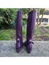 Hunter Purple Rain Boots Size 7 - photo 4
