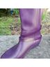 Hunter Purple Rain Boots Size 7 - photo 5