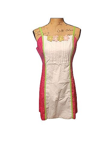Unique Vintage Unique Vintage X Smak Parlour Watermelon Crochet Daisy Mini Dress  Casual Dress (view 1)