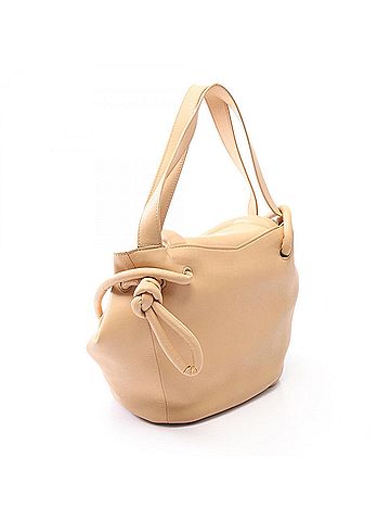Bottega Veneta Bottega Veneta Peak 2-Way Shoulder Bag/Handbag, Leather, Women's, Beige (view 2)