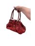 Adams 100% Leather Solid Red Shoulder Bag One size - photo 2