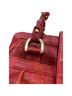 Adams 100% Leather Solid Red Shoulder Bag One size - photo 5