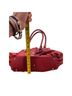 Adams 100% Leather Solid Red Shoulder Bag One size - photo 8