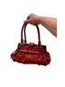 Adams 100% Leather Solid Red Shoulder Bag One size - photo 11