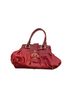 Adams 100% Leather Solid Red Shoulder Bag One size - photo 1
