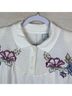 Season Ticket White Short Sleeve Blouse Size 2X - photo 6