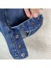 No Boundaries Blue Denim Shorts Size 11 - photo 10