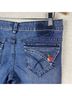 No Boundaries Blue Denim Shorts Size 11 - photo 5
