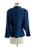 MM. LaFleur 100% Polyester Blue Long Sleeve Blouse Size 14 - photo 2
