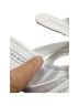 Laura Scott Solid White Silver Sandals Size 9 1/2 - photo 12