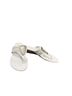 Laura Scott Solid White Silver Sandals Size 9 1/2 - photo 1