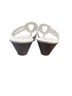 Laura Scott Solid White Silver Sandals Size 9 1/2 - photo 8