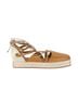 Ulla Johnson 100% Leather Tan Brown Sneakers Size 8 1/2 - photo 1