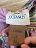 Oceanus Print Purple Green Jumpsuit Size S - photo 3