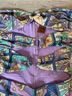 Oceanus Print Purple Green Jumpsuit Size S - photo 6