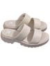 Sorel 100% Leather Solid White Sandals Size EU 39 1/2 - photo 1