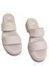 Sorel 100% Leather Solid White Sandals Size EU 39 1/2 - photo 2