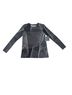 Norma Kamali Print Black White Long Sleeve Jersey Size XXS - photo 1