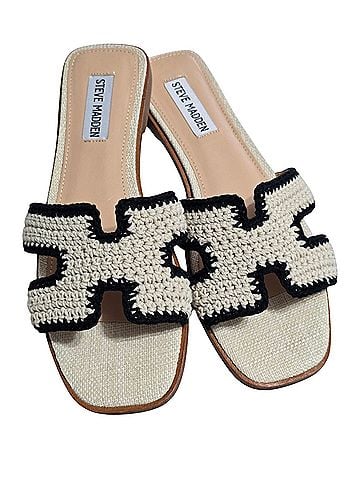 Steve Madden Hadn't Cream  Muti  Flats (view 1)