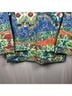 Chico's 100% Cotton Floral Graphic Multi Color Gold Jacket Size M - photo 5