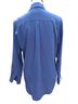 Equipment 100% Silk Blue Long Sleeve Silk Top Size M - photo 2
