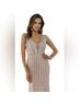 Lara Silver Ivory Cocktail Dress Size 8 - photo 4