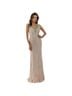 Lara Silver Ivory Cocktail Dress Size 8 - photo 1