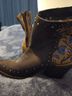 Old Gringo 100% Suede Floral Multi Color Blue Gray Boots Size 8 - photo 9