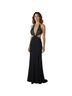 Mac Duggal 100% Polyester Floral Black Cocktail Dress Size 12 - photo 1