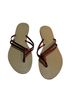 Nine West 100% Other Solid Red Tan Sandals Size 7 1/2 - photo 1