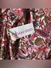 Boemo 100% Polyester Paisley Pink Ivory Casual Dress Size M - photo 8
