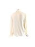 Chebella 100% Silk White Long Sleeve Button-Down Shirt Size 10 - photo 2