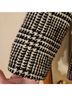 Talbots 49% Wool 36% Polyester 13% Acrylic 100% Polyester Houndstooth Black White Blazer Size 12 - photo 5