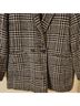 Talbots 49% Wool 36% Polyester 13% Acrylic 100% Polyester Houndstooth Black White Blazer Size 12 - photo 7