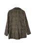 Talbots 49% Wool 36% Polyester 13% Acrylic 100% Polyester Houndstooth Black White Blazer Size 12 - photo 2