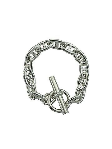 Hermès HERMES Chaine d'Ancre GM Bracelet, 13 links, 925 sterling silver bangle, men's accessory, silver, 40025 (view 1)
