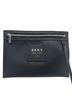 DKNY Black Leather Clutch One size - photo 1