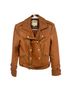 L'Agence x Bert Stern 100% Lambskin Brown Leather Jacket Size XS - photo 2