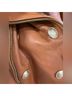 L'Agence x Bert Stern 100% Lambskin Brown Leather Jacket Size XS - photo 10