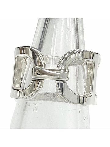 Hermès HERMES Ever Chaine d'Ancre Ring, 2018 model, AG925 sterling silver, with box, made in Italy, weight 5.5g, women's, highly recommended! (view 1)