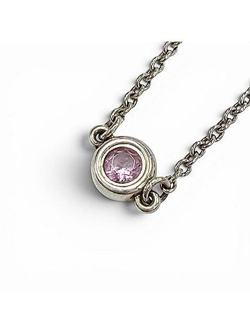 Tiffany & Co. TIFFANY&Co. Tiffany & Co. Elsa Peretti Color by the Yard Pink Sapphire Bracelet AG925 Silver Accessory Made in Spain Weight 1.0g Women's (view 2)