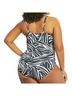 Miraclesuit Animal Print Black Tan One Piece Swimsuit Size 22 - photo 2