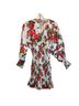 Rhode Floral White Red Green Casual Dress Size XS - photo 2
