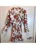Rhode Floral White Red Green Casual Dress Size XS - photo 3
