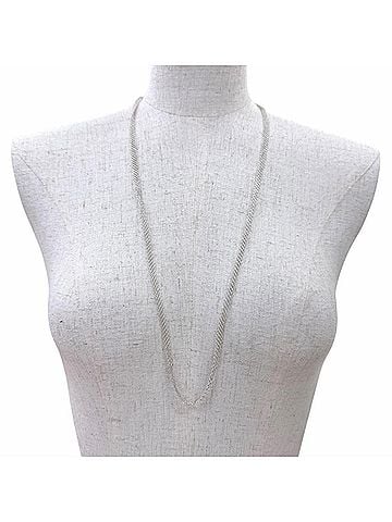 Tiffany & Co. TIFFANY&Co. Tiffany & Co. Elsa Peretti Somerset Mesh Necklace, 925 Sterling Silver, Weight 7.5g, Women's (view 2)