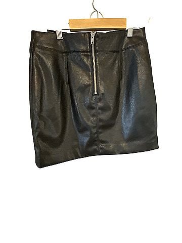 H&M Faux Leather Skirt (view 2)